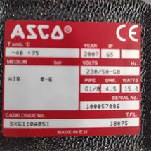 22417ASCO阿斯卡电磁阀先导箱SXG110A051.24/DC