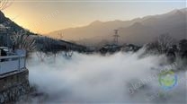 江西九江廬山景區霧森，景觀噴霧系統安裝完成
